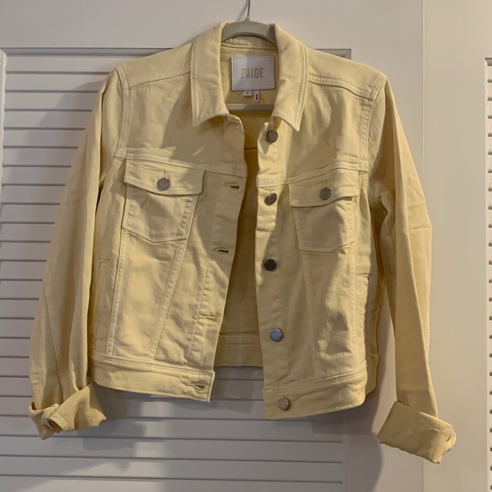 Paige Butter Jean Jacket
